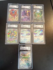 CGC GRADED LOT OF 7 POKEMONCARDS (10,9 & 8) INFERNOX,PHANTASMAL FLAMES & M.BRAVE picture
