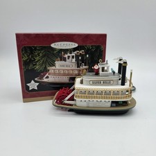 1997 Hallmark Keepsake Ornament - Santas Showboat - QLX7465 - Light Motion Music picture