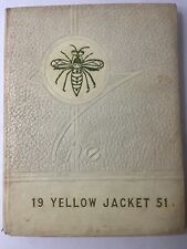 1951 Yellow Jacket Yearbook Year Book Mineola Texas TX Hardcover picture
