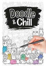 Doodle & Chill - Follow the Lines, Clear Your Mind: Trace Cute Little Doodles an picture