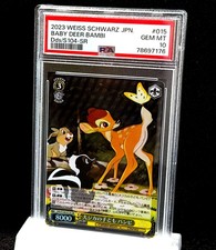 2023 BAMBI • PSA 10 GEM MINT • WEISS SCHWARZ DISNEY 100 picture