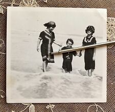 Antique 1900s - 10s Spectacular Victorian Bathing Suits Swimwear Photo picture