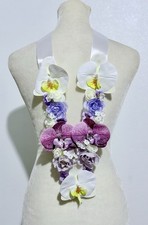 ARTIFICIAL FLORAL LEIS ORCHID picture