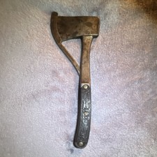 Mf’d by W.L. Marble  Vintage Folding Hatchet Axe w/ Guard, PAT APPL’D FOR picture