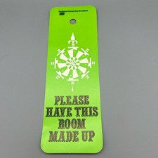 VINTAGE HOLLAND AMERICA CRUISES DO NOT DISTURB DOOR HANG RETRO COLORFUL picture