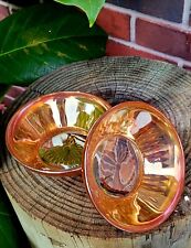 Vintage X2 Set Jeannette Marigold Carnival Glass Berry Bowl 4 3/4 picture