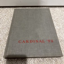 WOW The Catholic University 1959 Cardinal Yearbook - Washington DC picture