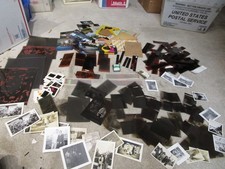 Lot 200+ Vintage Old Photos Pictures NEGATIVES Black & White Film Slides 35mm picture