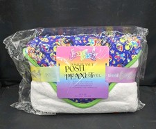 Posh Peanut Lisa Frank Zoomer and Zorbit Orbit Space Hooded Towel BRAND NEW  picture