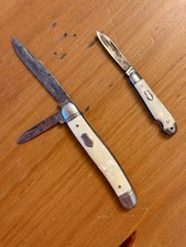 Lot of 2 Vintage Imperial Providence RI Pearl 1&2-Blade Pocket Knives 1930-1936 picture
