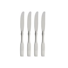 Oneida Paul Revere Dinner Knives Set of 4 18/10 Stainless Silver Flatware picture