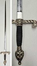 Antique 19th C. Solingen GERMANY Knights of Pythias Ceremonial Dress Sword Hilt picture