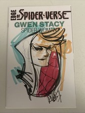 Edge Of Spider-Verse #2 Blank Signed & Sketch By Robbi Rodriguez Marvel Comics picture