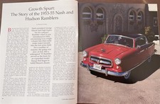 1953 1954 1955 AMC NASH RAMBLER 11 PG ARTICLE HUDSON picture