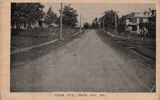 Mount Mt Airy MD Maryland Park Ave Downtown Main Street Vtg Postcard G39 picture