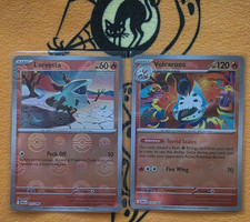 Black Bolt Pokeball Holos Larvesta Volcarona 015/086 016/086 NM/LP🔥 🦋 Mashu picture