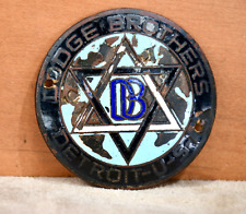 Vintage 1917-25 Dodge Brothers Automobile Radiator Badge Emblem Antique - Read picture