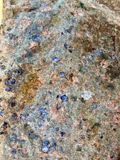 TEXAS LLANITE~Huge 33# Boulder~High Quality~Lots Of Blue Quartz~Lapidary/Display picture