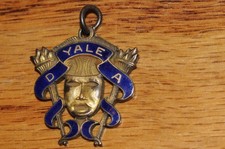 Antique Yale University Drama School Pendant Historical College Pendant 1943 picture