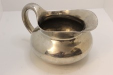 Vintage MCM European Pewter Squat Pitcher Very Clean picture