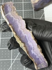 Rare Royal Aztec Lace Agate Purple Polished Specimen Mexico picture