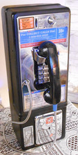 VINTAGE Western Electric COIN PUSHBUTTON PAYPHONE VERY NICE COMPLETE & WORKS picture