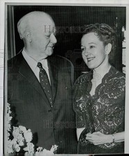 1957 Press Photo H. L. Hunt with his bride Mrs. Ruth Ray Wright in Dallas, Texas picture