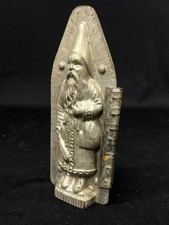 Antique Father Christmas Santa Chocolate Mold- Germany, #171, 7.75