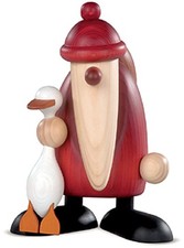 Bjoern Koehler Kunsthandwerk – Santa with Auguste the Goose, 19cm picture