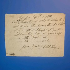 1776 Hartford Rum Order to Jeremiah Wadsworth Abel King Sherwin Rev War picture
