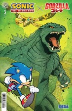 Sonic The Hedgehog X Godzilla #3 CVR A Lawrence 10/14/26 picture