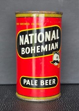 Nice 1950'S NATIONAL BOHEMIAN PALE FLAT TOP BEER CAN Baltimore MD 