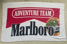 Vtg 90s Marlboro Adventure Team LIZARD Rock Beach Towel 57x34 Tobacco Cigarette picture