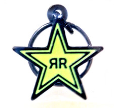 Brand New Rockstar Energy Drink Star Logo Promotional Peomo Keychain Key Chain picture