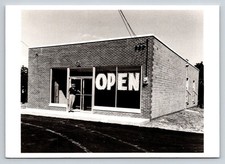 1959 Bill Wood Photo Postcard Man in Front of His Store Fotofolio picture