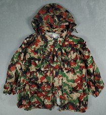 Vintage 1971 Swiss Army M70 Alpenflage Camo Parka Mens 60/XXL Hooded Face Veil picture