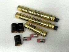 Vintage nos CROSS Mechanical Pencil Refills ~ 2 tubes LEAD + 1 tube ERASERS (3) picture