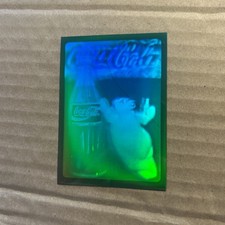 Jb6b Coca-Cola Collect A Card Hologram, 3-D Polar Bear Coke Bottle 1995 picture
