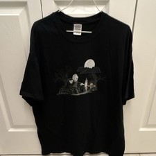 Vintage Gildan Black LEGO Harry Potter Deathly Hallows T-Shirt Fantasy picture