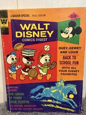 1975 Old WALT DISNEY Comics Digest #56 WHITMAN 128 pages Stories & Games ⚡️⚡️ picture