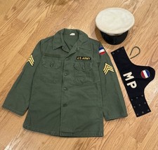 Named Cold War US Army MP Grouping Fort Monroe 1965–67 Shirt Cap Armband picture