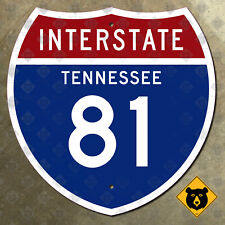 Tennessee Interstate 81 highway route sign 1961 Knoxville Bristol 12x12 picture