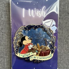Disney Great Stone Dragon I Wish Sorcerer Mickey Fantasy Pin picture