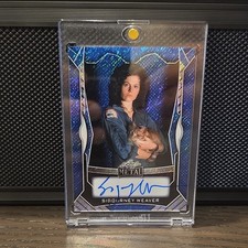 2025 Leaf Metal Alien Sigourney Weaver Hard Signed Auto MA-SW1 4/4 picture