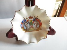 AYNSLEY KING GEORGE VI QUEEN ELIZABETH CORONATION 1937 TRINKET DISH picture