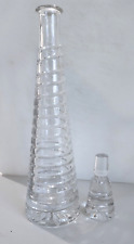 BLOCK SPIRAL CRYSTAL DECANTER WITH STOPPER 16