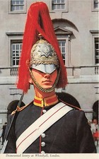 Postcard England: Dismounted Sentry Blues & Royals, Whitehall, London picture