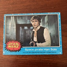 1977 Topps Star Wars #4 Space Pirate Han Solo Series 1 picture