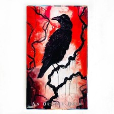 Crow Oracle Deck 53 Cards Mystic Raven Art Divination Game English picture