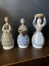 Lladro vintage trio traditional dress picture